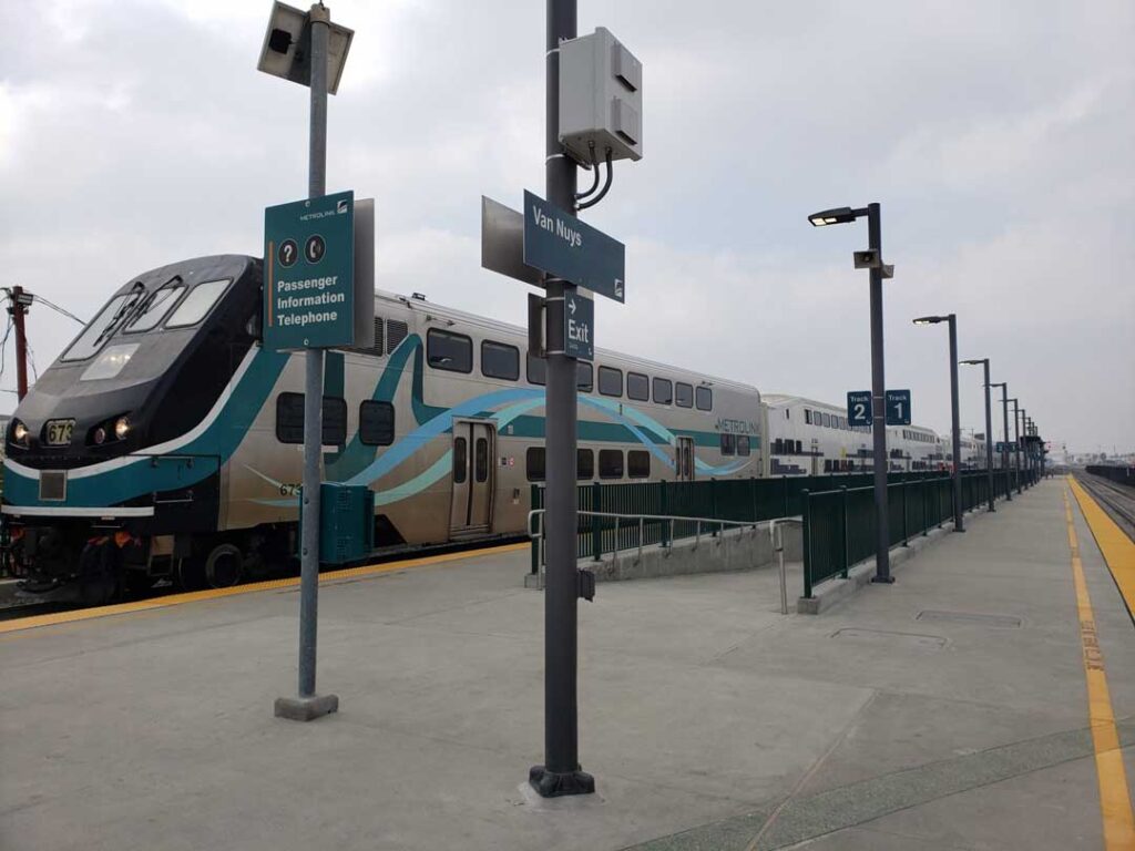 LA Metro/SCRRA Van Nuys North Platform RailPros