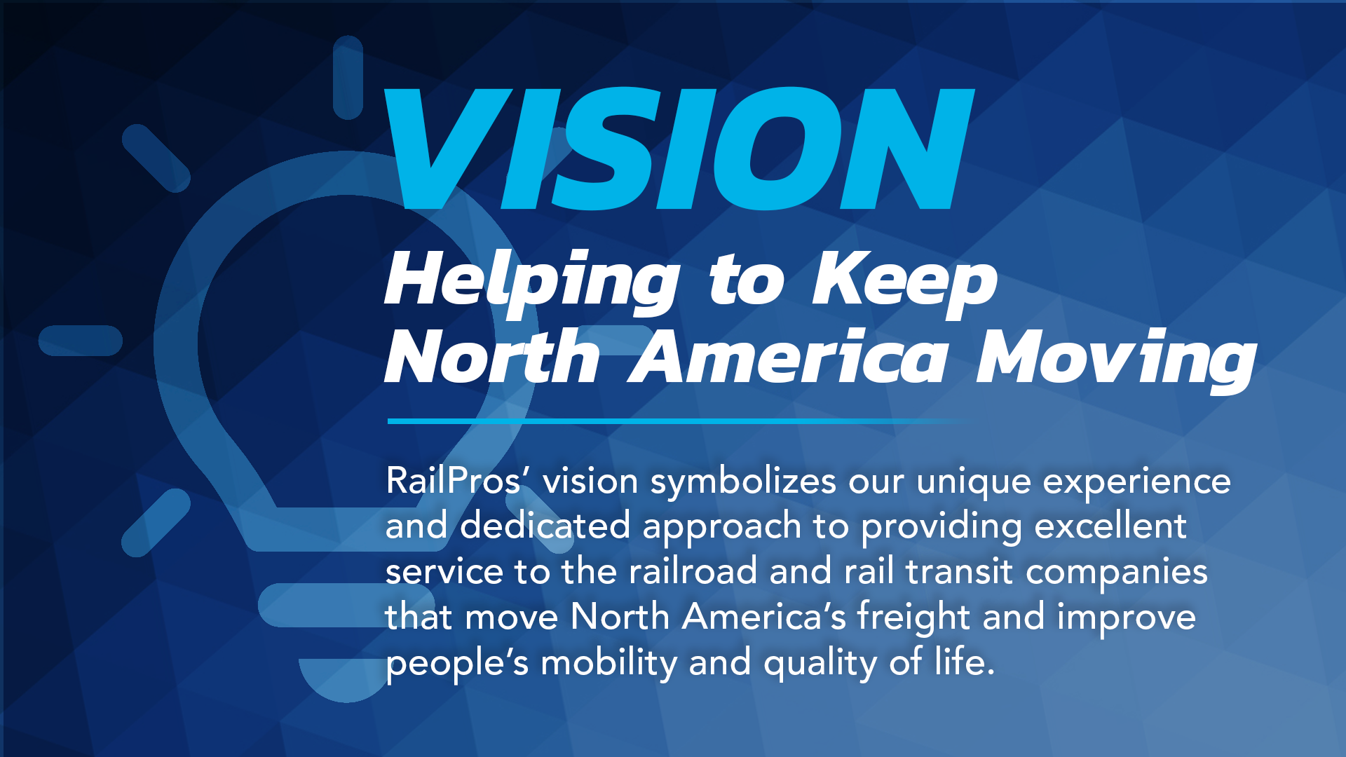 RailPros Vision Statement